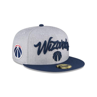 Washington Wizards Gorra | New Era NBA Draft 59fifty Fitted Cap Mexico - Grises